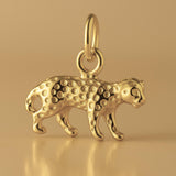 14ct Gold Plated - Asiatic Cheetah Charm