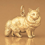 14ct Gold Plated - Ragdoll Cat Charm