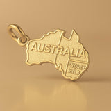 14ct Gold Plated - Australia Sydney Melbourne Charm