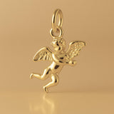 14ct Gold Plated - Minimalist Cherub Charm