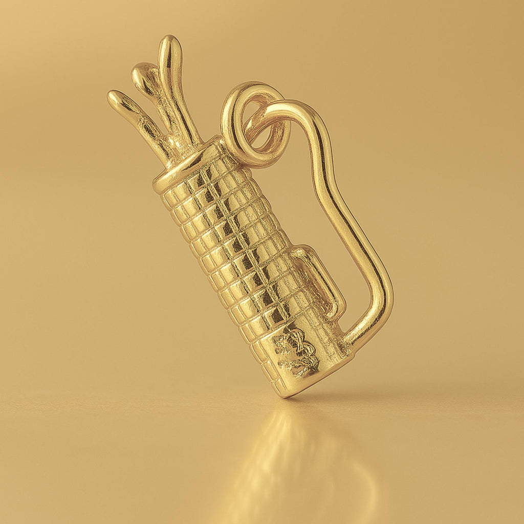 14ct Gold Plated - Classic Golf Bag Charm