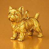 14ct Gold Plated - Yorkshire Terrier Dog Charm
