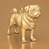 14ct Gold Plated - Pug Dog Charm
