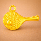 14ct Gold Plated - Table Tennis Paddle Charm