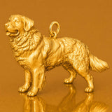 14ct Gold Plated - Bernese Mountain Dog Charm