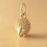 14ct Gold Plated - Baby Porcupine Charm