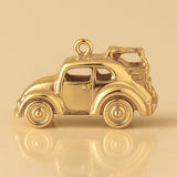 14ct Gold Plated - Mini VW Beetle Traveller Car Charm