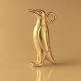 14ct Gold Plated - King Penguin Charm
