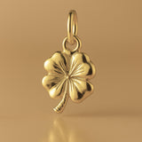 14ct Gold Plated - Classic Four-Leaf Clover Charm