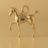 14ct Gold Plated - Prancing Horse Charm