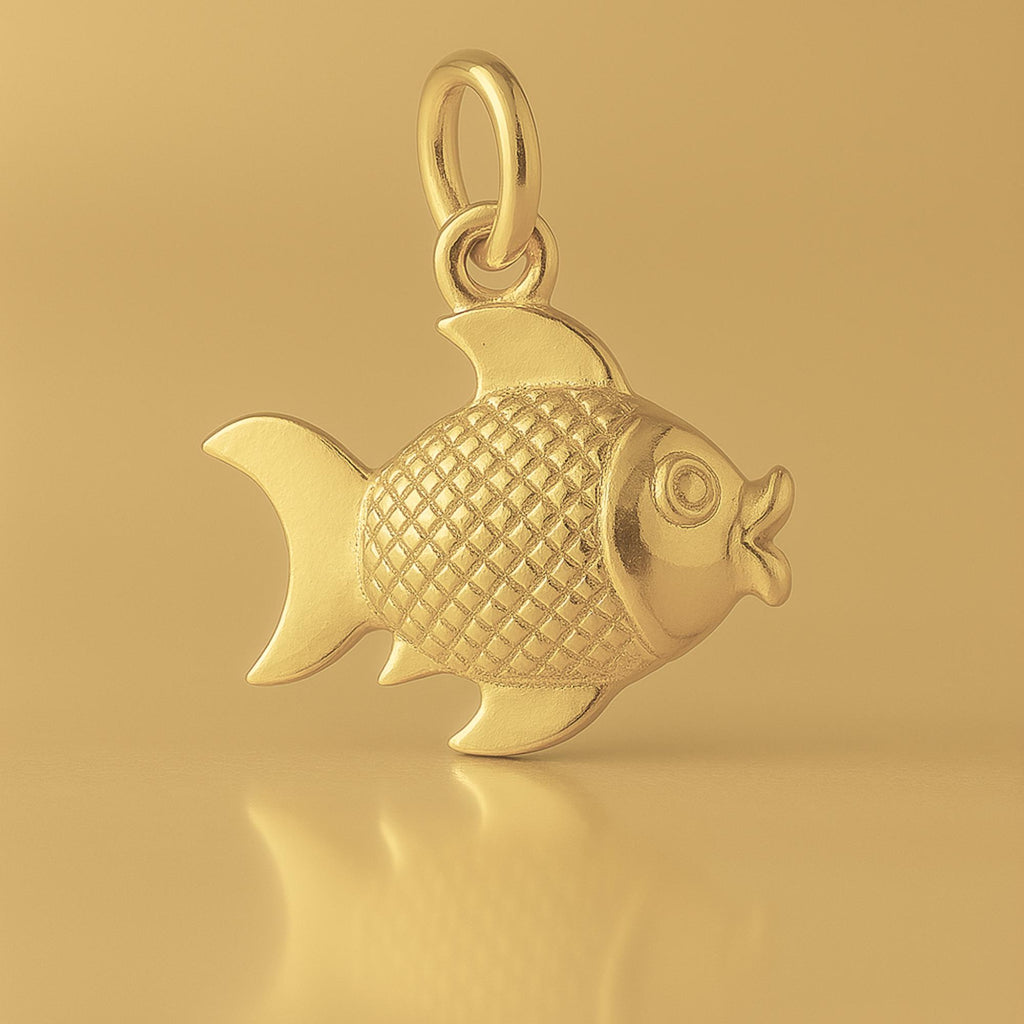 14ct Gold Plated - Lucky Goldfish Charm