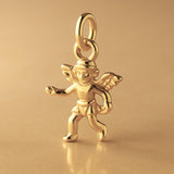 14ct Gold Plated - Playful Cherub Charm