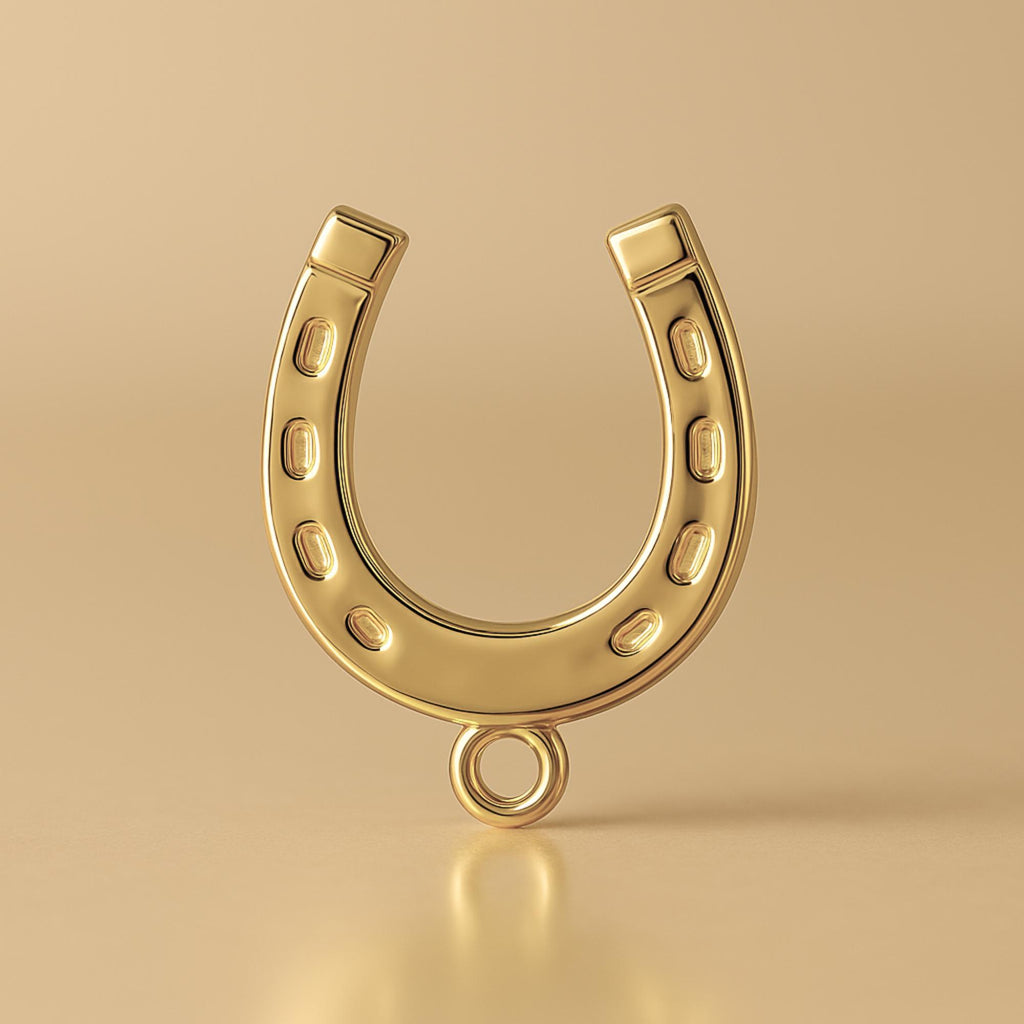 14ct Gold Plated - Lucky Horseshoe Charm