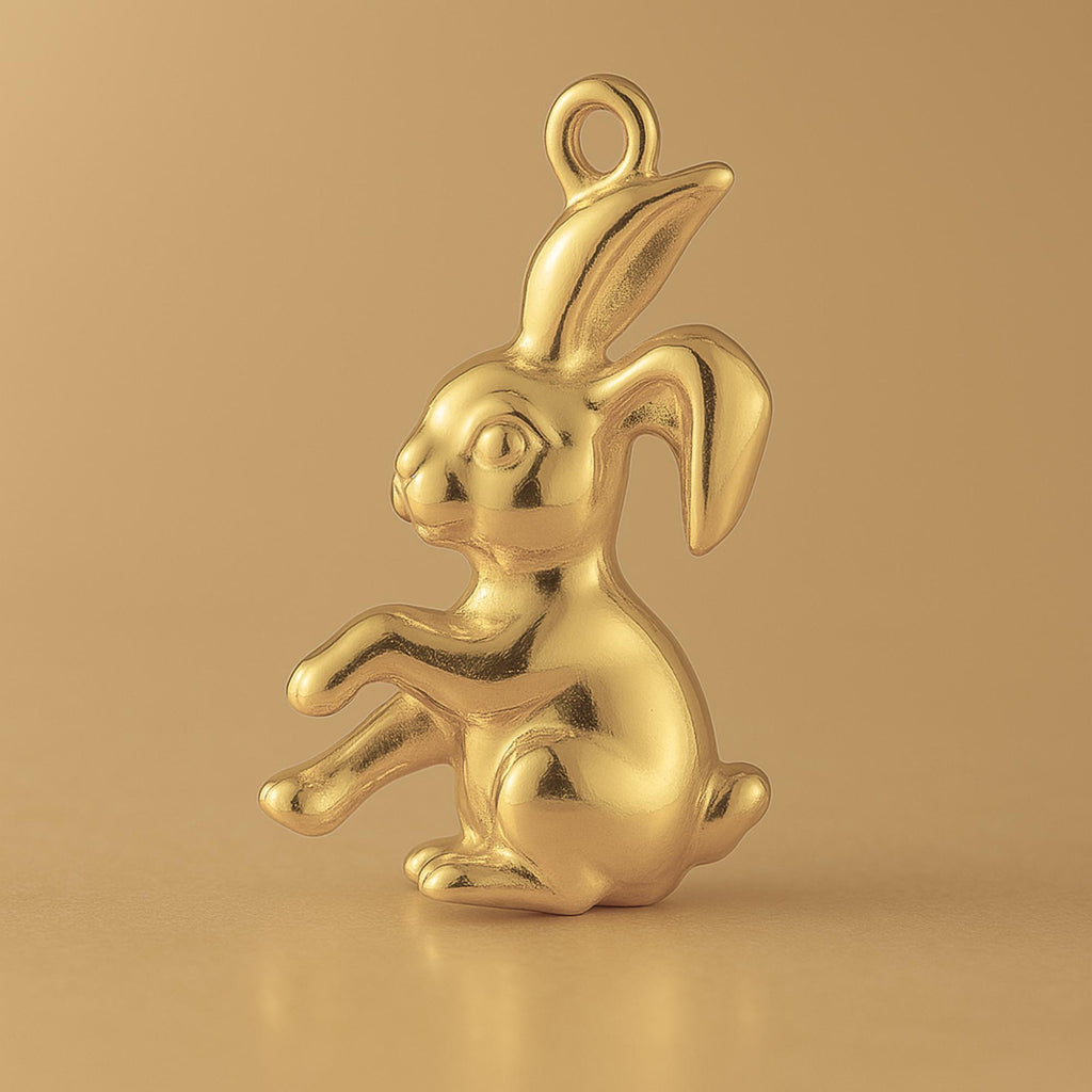 14ct Gold Plated - Bunny Rabbit Charm