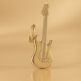 14ct Gold Plated - Strat Electric Guitar Charm