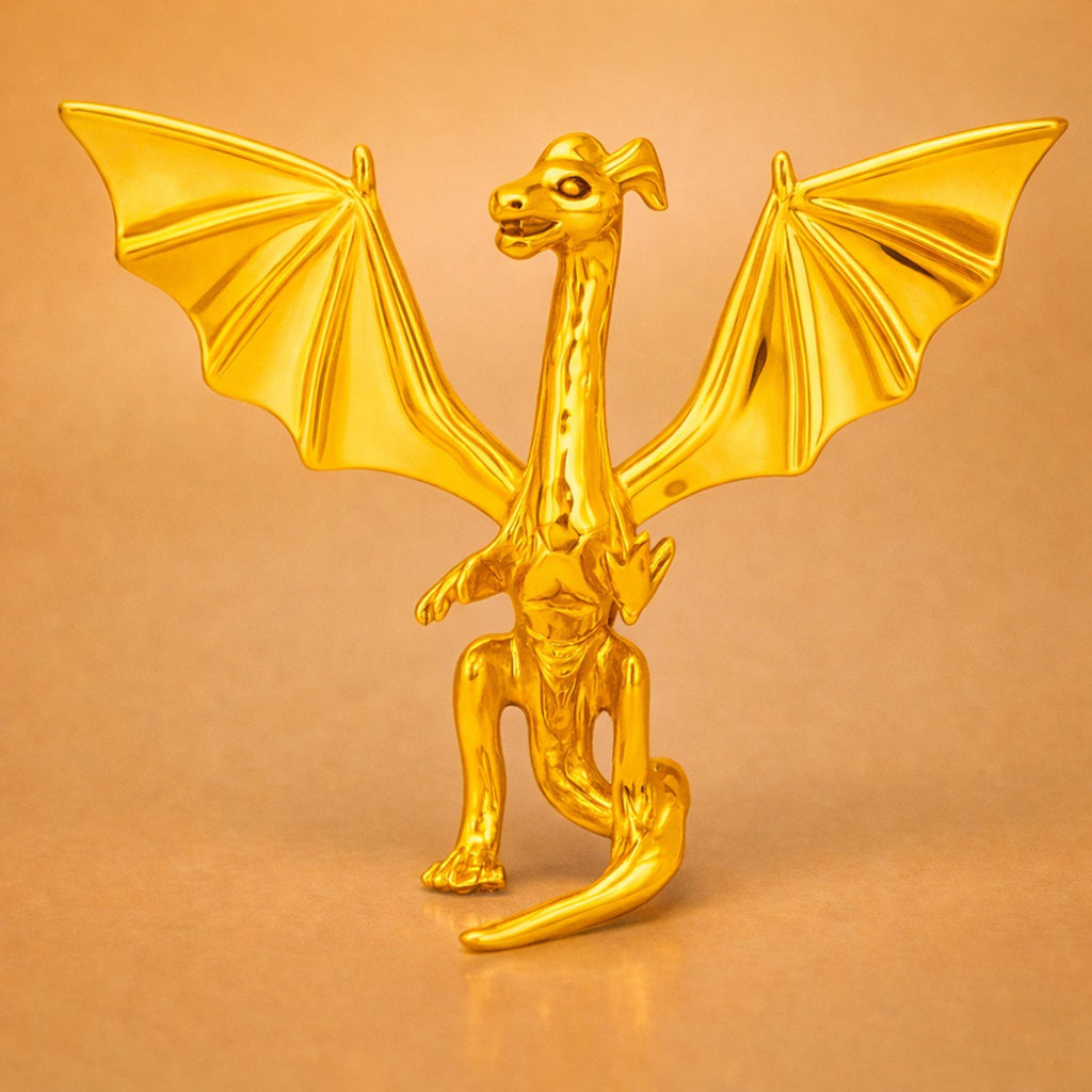14ct Gold Plated - Flying Dragon Charm