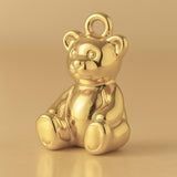 14ct Gold Plated - Classic Teddy Bear Charm