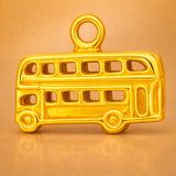 14ct Gold Plated - Double Decker Bus Charm