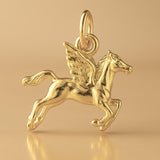 14ct Gold Plated - Flying Pegasus Charm