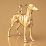 14ct Gold Plated - Greyhound Dog Charm