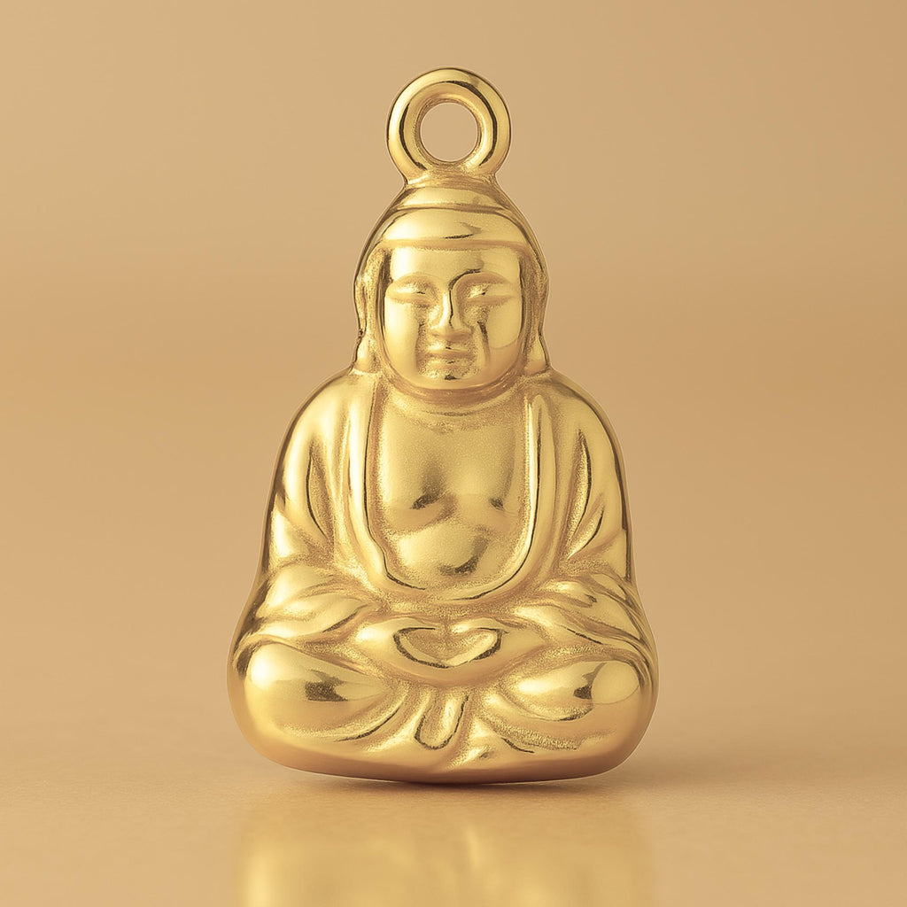 14ct Gold Plated - Meditating Buddha Charm
