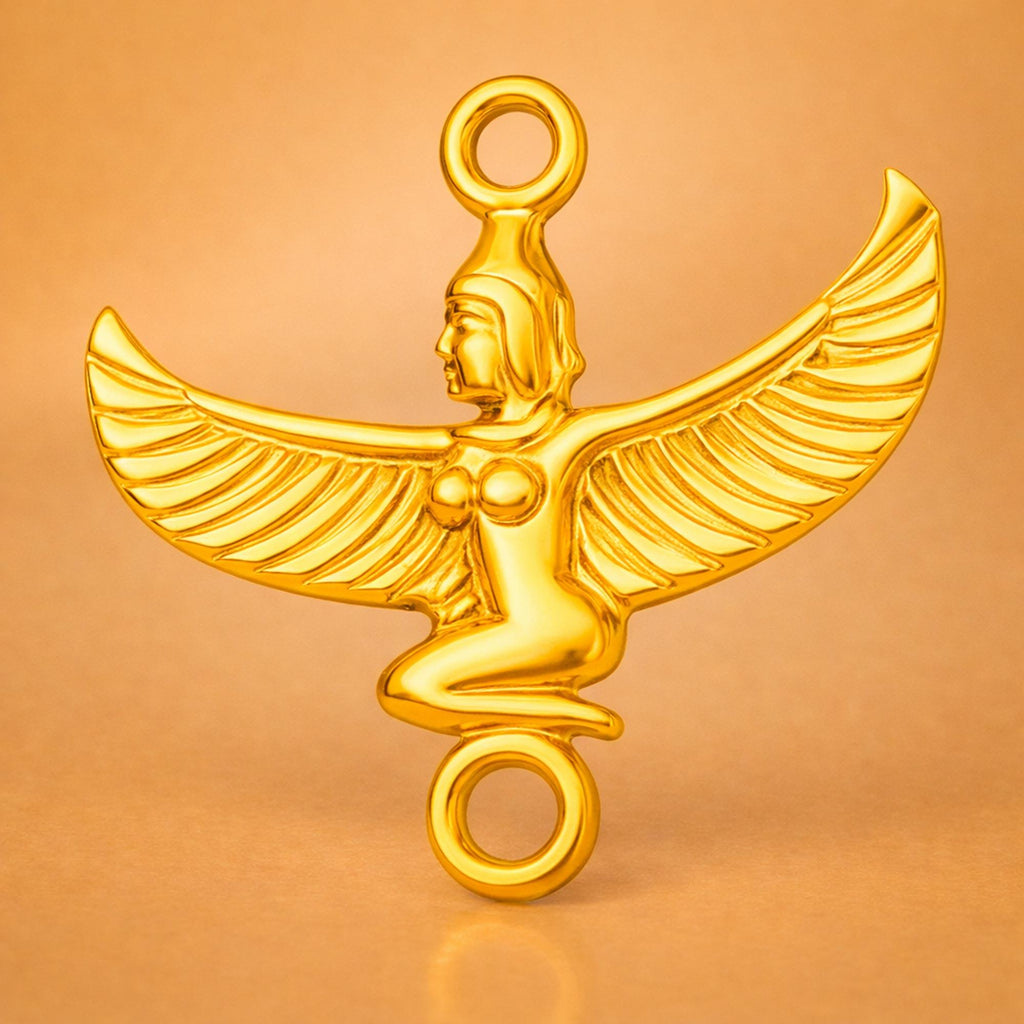 14ct Gold Plated - Egyptian Isis Charm