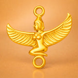 14ct Gold Plated - Egyptian Isis Charm