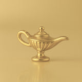 14ct Gold Plated - Classic Genie Lantern Charm