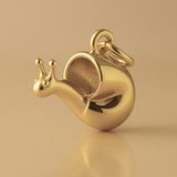 14ct Gold Plated - Garden Snail Charm