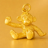 14ct Gold Plated - Baby Monkey Charm