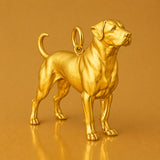 14ct Gold Plated - Rottweiler Dog Charm