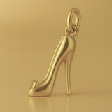 14ct Gold Plated - Bow Toe Stiletto Charm