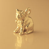 14ct Gold Plated - House Cat Charm