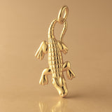 14ct Gold Plated - Swamp Alligator Charm