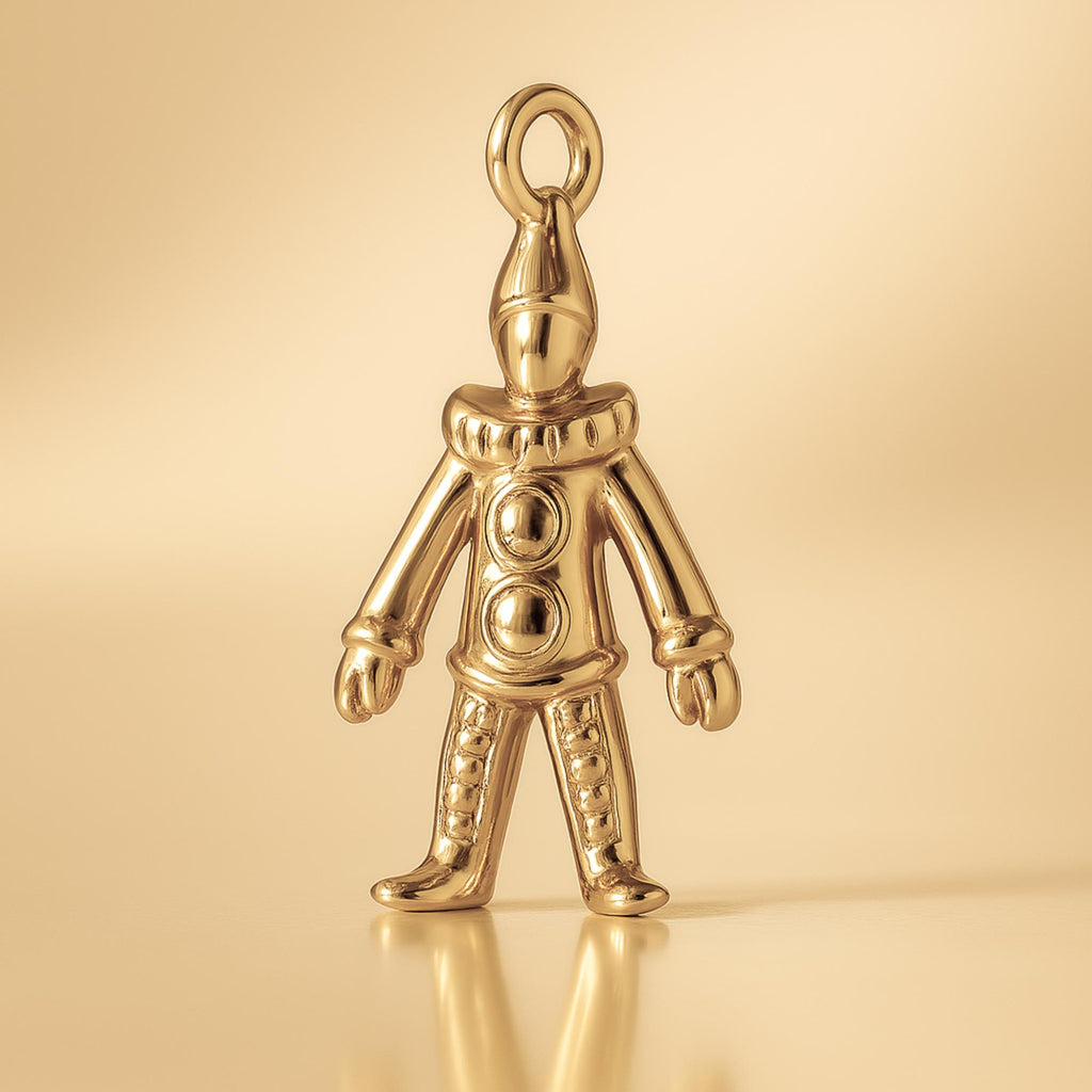 14ct Gold Plated - Circus Clown Charm