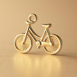14ct Gold Plated - Mini Bicycle Charm