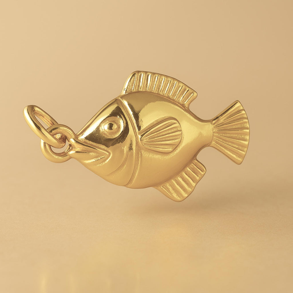 14ct Gold Plated - Tropical Tang Fish Charm