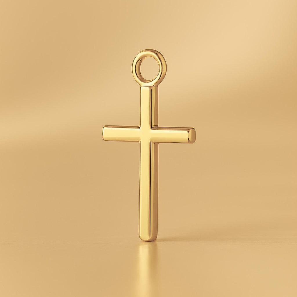 14ct Gold Plated - Mini Crucifix Charm