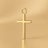 14ct Gold Plated - Mini Crucifix Charm