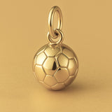 14ct Gold Plated - Soccer Ball Charm