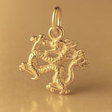 14ct Gold Plated - Oriental Dragon Charm