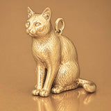 14ct Gold Plated - Russian Blue Cat Charm