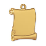14ct Gold Plated - Diploma Scroll Charm