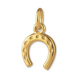 14ct Gold Plated - Traditional Horseshoe Charm