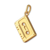 14ct Gold Plated - Cassette Tape Charm