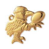 14ct Gold Plated - NZ Kiwi Rugby Bird Charm