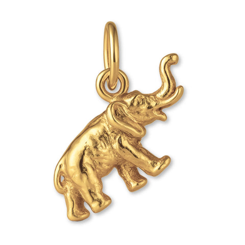 14ct Gold Plated - Indian Elephant Charm