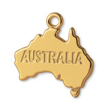 14ct Gold Plated - Mini Australia Charm