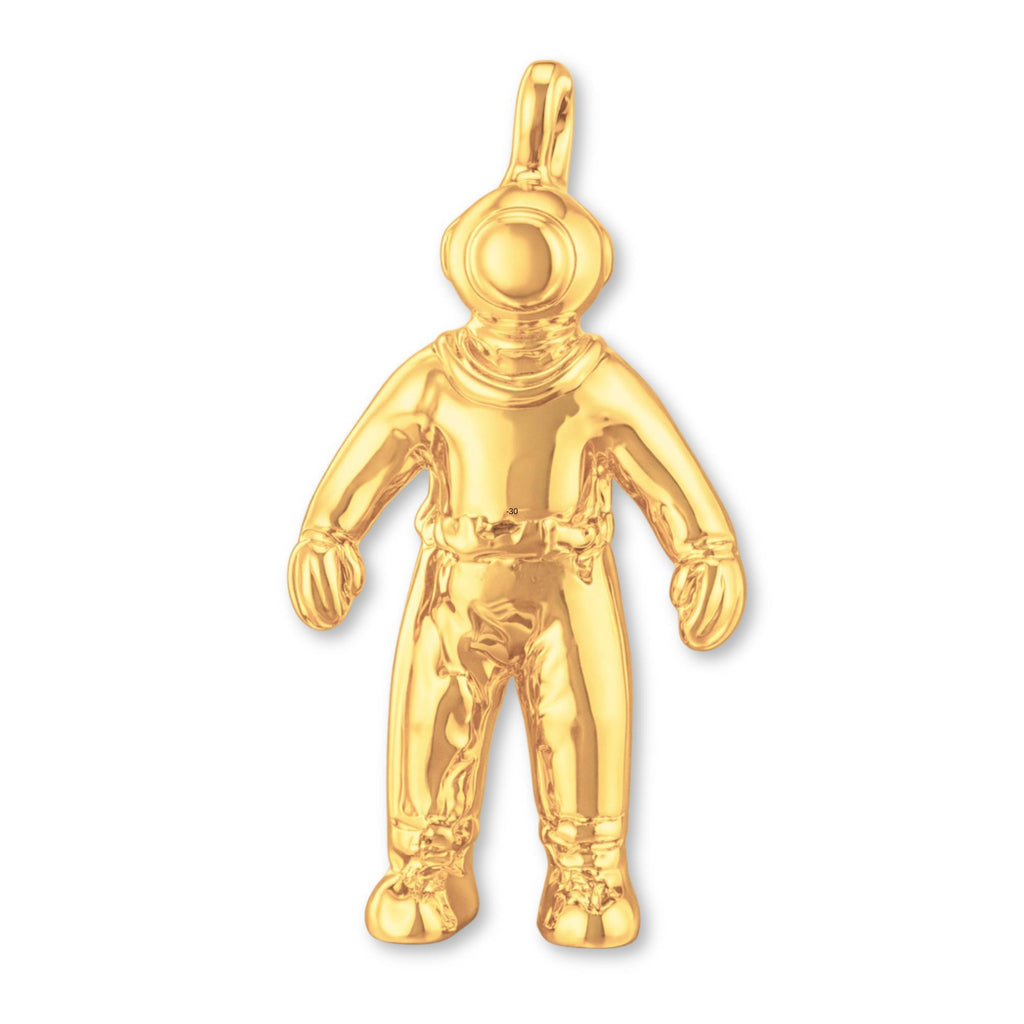 14ct Gold Plated - Vintage Diver Charm