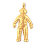 14ct Gold Plated - Vintage Diver Charm